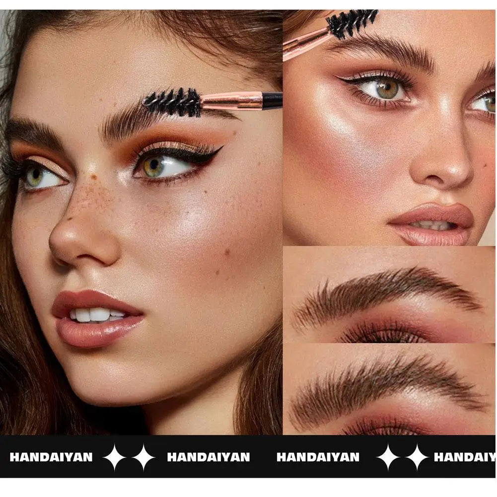 Eyebrow Styling Gel Soap with Brush – Transparent Pomade Fixer for Women