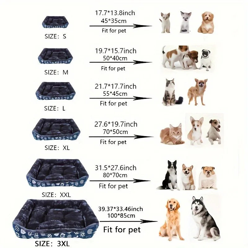 Pet Dog Bed Sofa Mats for All Sizes