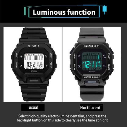 YIKAZE Men's Waterproof Sports Watch – LED Digital Outdoor Adventure Watch