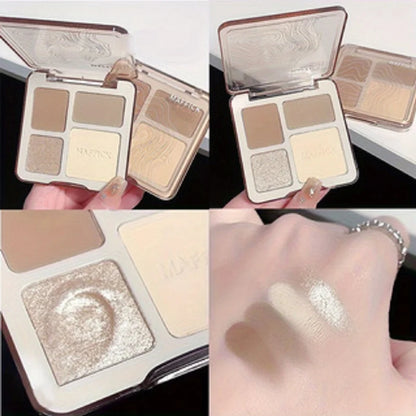 Natural Matte Contour & Highlighter Face Palette