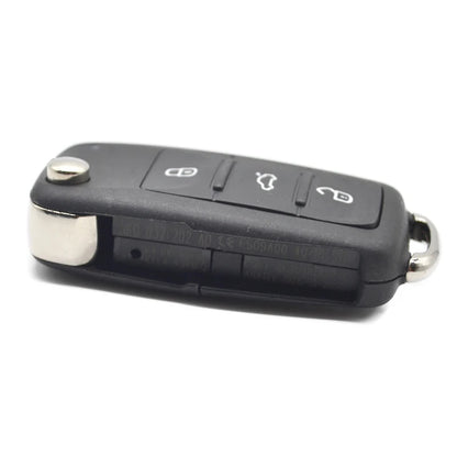 Car Key Blank Housing 5K0837202AD for VW, Seat, Skoda – Flip Remote Key Shell Case