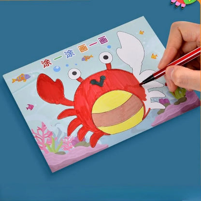 10-Piece 3D EVA Foam Sticker Puzzle – Cartoon Animal Craft Set