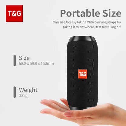 TG117 Bluetooth Speaker Portable Waterproof Stereo