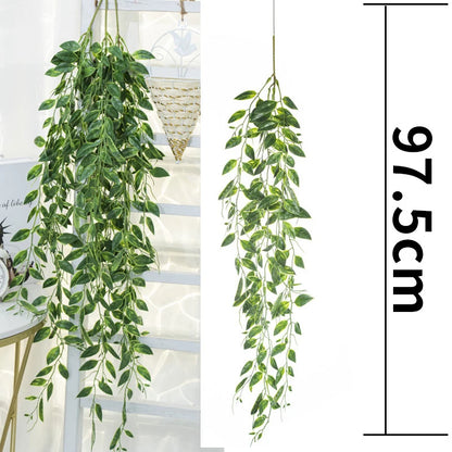 Artificial Ivy Vines – Hanging Rattan Leaves for Home & Garden Decor