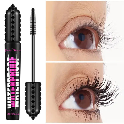 Black Waterproof 4D Lengthening Mascara – Eyelash Extension Effect