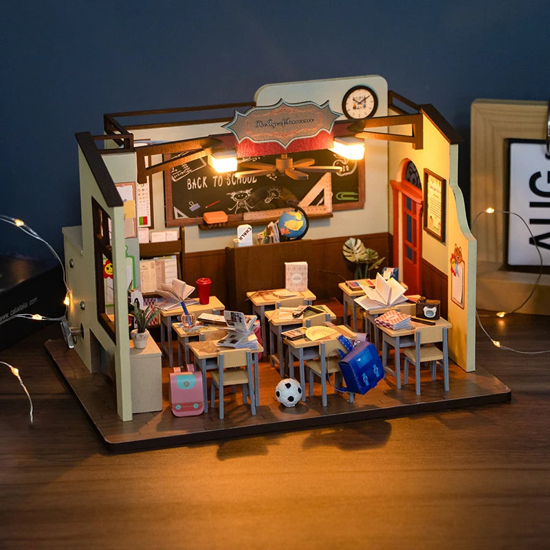 DIY Wooden Doll House – 3D Puzzle Kit for Adults