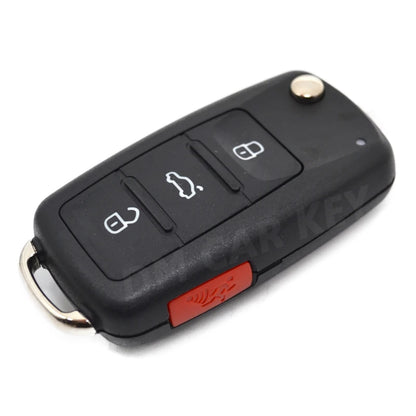 Car Key Blank Housing 5K0837202AD for VW, Seat, Skoda – Flip Remote Key Shell Case