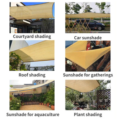 Durable HDPE Outdoor Sun Shade Net for Garden UV Protection