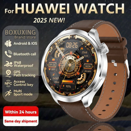 2025 HUAWEI Smartwatch – AMOLED, GPS, NFC, Heart Rate, Bluetooth Call, Waterproof