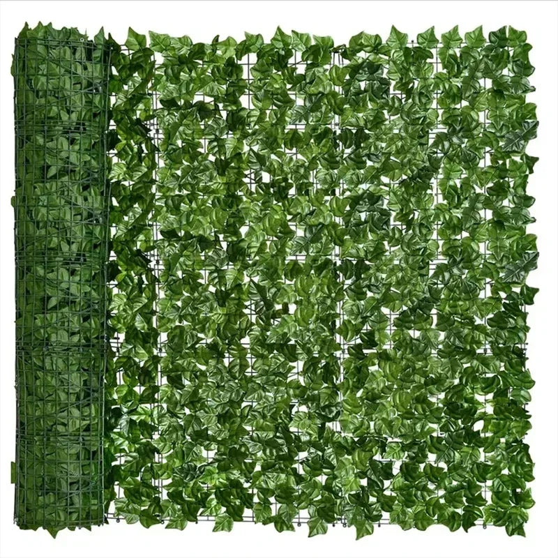 Artificial Ivy Privacy Fence – 1×3m Faux Green Leaf Panel for Garden & Balcony