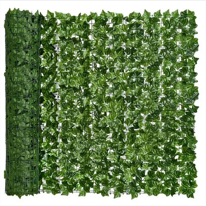 Artificial Ivy Privacy Fence – 1×3m Faux Green Leaf Panel for Garden & Balcony