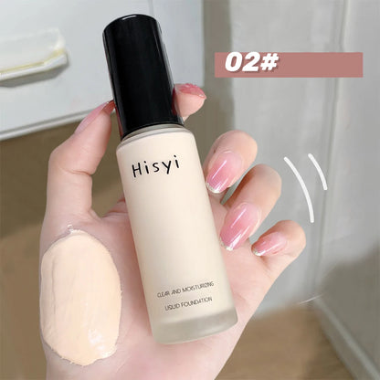 Flawless Coverage with Transparent Foundation