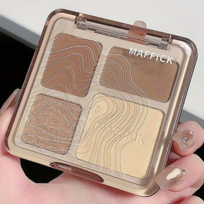 Natural Stereoscopic Face Powder Palette  Matte Bronzer  Contour Shading  Multifunctional Highlighter  Cosmetic Blush gift