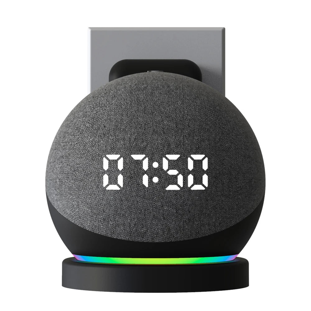 Wall Mount Bracket for Echo Dot 4th/5th Gen with Cable Storage.