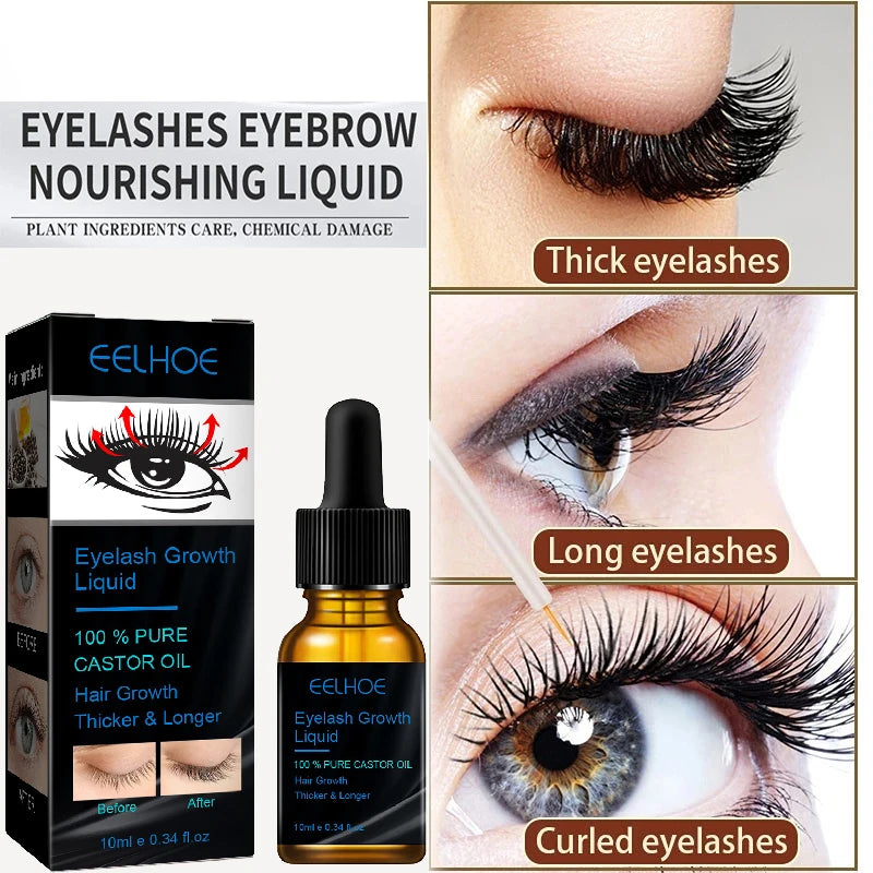 Fast Eyelash & Eyebrow Growth Serum – Natural, Thick, Dark & Beautiful Lashes