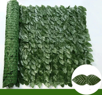 Artificial Ivy Privacy Fence – 1×3m Faux Green Leaf Panel for Garden & Balcony
