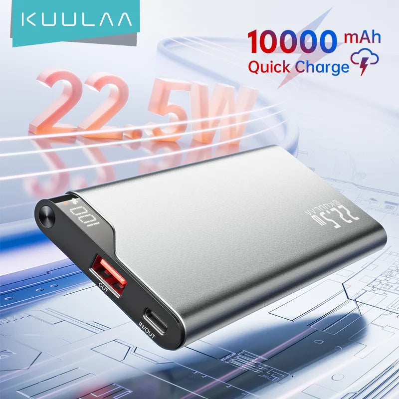 KUULAA 10000mAh 22.5W Fast Charging Power Bank