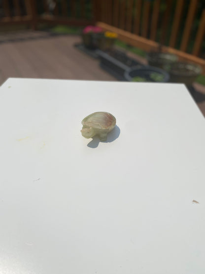 Tiny Guardian – Hand-Carved Onyx Turtle Figurine