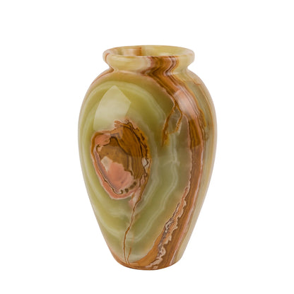 Whispers of the Earth – Hand-Carved Onyx Vase